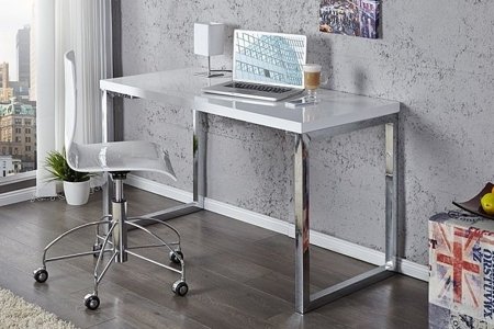 DOSTAWA GRATIS! 11260669 Nowoczesne biurko White Desk.120cm (kolor: biały)
